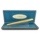 NEVER INKED 1975 PARKER 75 18K GOLD FILLED REGENCY RAINBOW FOUNTAIN PEN MINT OFFERED BY ANTIQUE DIGGER
