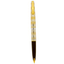 1976 LADY SHEAFFER CHEVRON CHROME & GOLD PLATE FOUNTAIN PEN NEVER INKED OFFERED BY ANTIQUE DIGGER