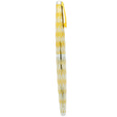 1976 LADY SHEAFFER CHEVRON CHROME & GOLD PLATE FOUNTAIN PEN NEVER INKED OFFERED BY ANTIQUE DIGGER
