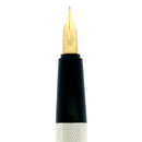 MINT 1978 ALFRED DUNHILL STERLING SILVER GEMLINE CLASSIC DRESS FOUNTAIN PEN NEVER INKED OFFERED BY ANTIQUE DIGGER