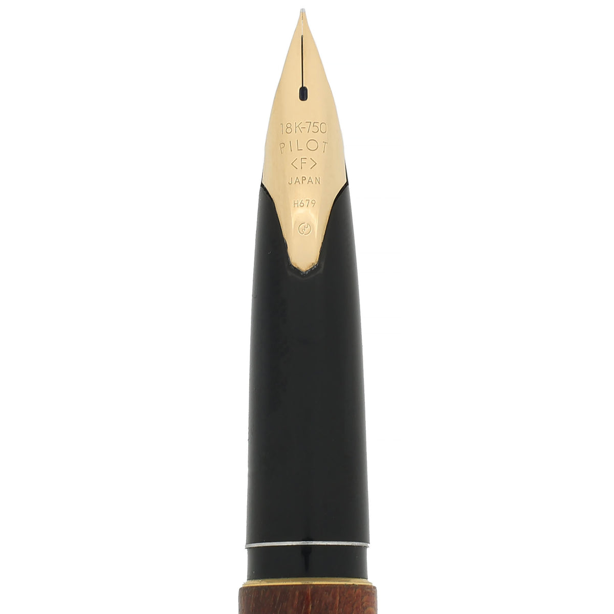 筆記具 PILOT 18K 750 1979 JAPAN PILOT CUSTOM MAPLE WOOD 18K FINE NIB FOUNTAIN PEN SERVICED