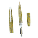 RARE 1979 PILOT MYU CUSTOMIZED BARK STAINLESS STEEL FOUNTAIN PEN MINT OFFERED BY ANTIQUE DIGGER