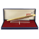 1980S MONTBLANC NOBLESSE 23K GOLD PLATED W/14K XF NIB FOUNTAIN PEN NEVER INKED W/BOX OFFERED BY ANTIQUE DIGGER