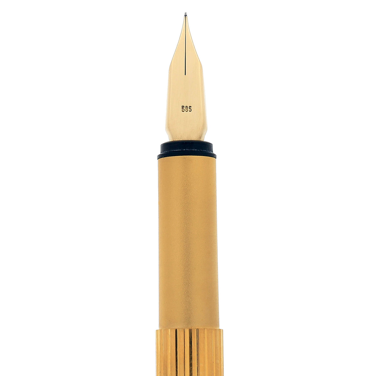 1980S MONTBLANC NOBLESSE 23K GOLD PLATED W/14K XF NIB FOUNTAIN PEN NEV