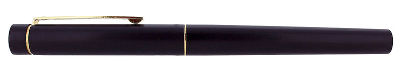 C1980 SHEAFFER TARGA MATTE BLACK CLASSIC 14K STUB NIB FOUNTAIN PEN OFFERED BY ANTIQUE DIGGER