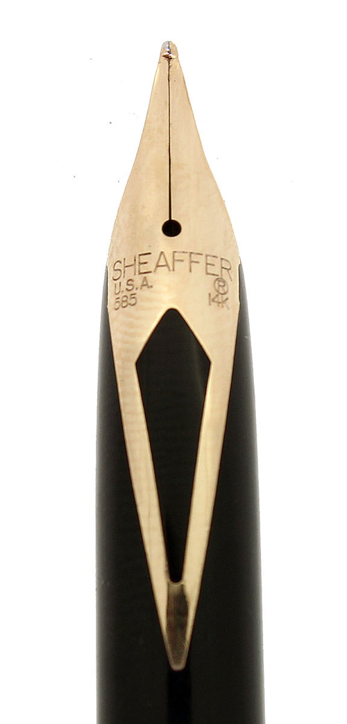 CIRCA 1982 SHEAFFER TARGA SLIMLINE THUYA MODEL 1030S 14K MEDIUM NIB FO