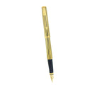 CIRCA 1983 PARKER PREMIER ATHENES 18K GOLD MEDIUM NIB FOUNTAIN PEN MINT OFFERED BY ANTIQUE DIGGER