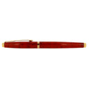 1983 PARKER 75 JASPER RED QUARTZ 14K MEDIUM LEFT OBLIQUE NIB FOUNTAIN PEN OFFERED BY ANTIQUE DIGGER