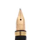 1983 PARKER 75 JASPER RED QUARTZ 14K MEDIUM LEFT OBLIQUE NIB FOUNTAIN PEN OFFERED BY ANTIQUE DIGGER