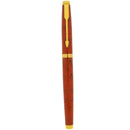 1983 PARKER 75 JASPER RED QUARTZ LACQUER 14K FINE NIB FOUNTAIN PEN NEVER INKED OFFERED BY ANTIQUE DIGGER