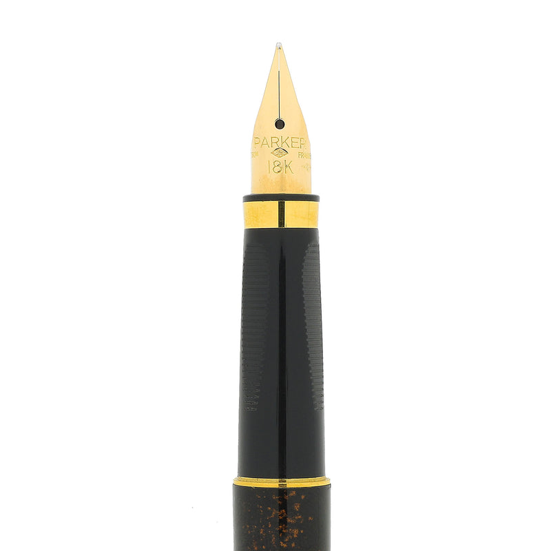 NEVER INKED 1983 PARKER PREMIER CHINESE LACQUER 18K FINE NIB FOUNTAIN