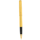 1983 PARKER PREMIER 22K GOLD PLATE GRAIN D'ORGE 18K MEDIUM NIB FOUNTAIN PEN NEVER INKED OFFERED BY ANTIQUE DIGGER