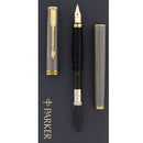 1983 PARKER PREMIER STERLING SILVER CISELE FOUNTAIN PEN NEVER INKED OFFERED BY ANTIQUE DIGGER