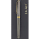 1983 PARKER PREMIER STERLING SILVER CISELE FOUNTAIN PEN NEVER INKED OFFERED BY ANTIQUE DIGGER