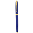 1984 PARKER 75 LAPIS LAZULI 14K MEDIUM NIB FOUNTAIN PEN NEVER INKED OFFERED BY ANTIQUE DIGGER