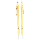 RARE CIRCA 1985 CROSS CENTURY 18K SOLID GOLD BALLPOINT PEN & PENCIL SET MINT OFFERED BY ANTIQUE DIGGER