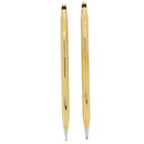 CIRCA 1980S CROSS CENTURY 14K SOLID GOLD BALLPOINT PEN & PENCIL SET MINT OFFERED BY ANTIQUE DIGGER