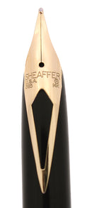 SCARCE 1988 SHEAFFER TARGA SLIMLINE METALLIC GREY MODEL 1051S 14K MEDIUM NIB FOUNTAIN PEN NEVER INKED