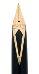 C1988 SHEAFFER TARGA SLIMLINE METALLIC GARNET MODEL 1052S 14K MEDIUM NIB FOUNTAIN PEN NEVER INKED OFFERED BY ANTIQUE DIGGER