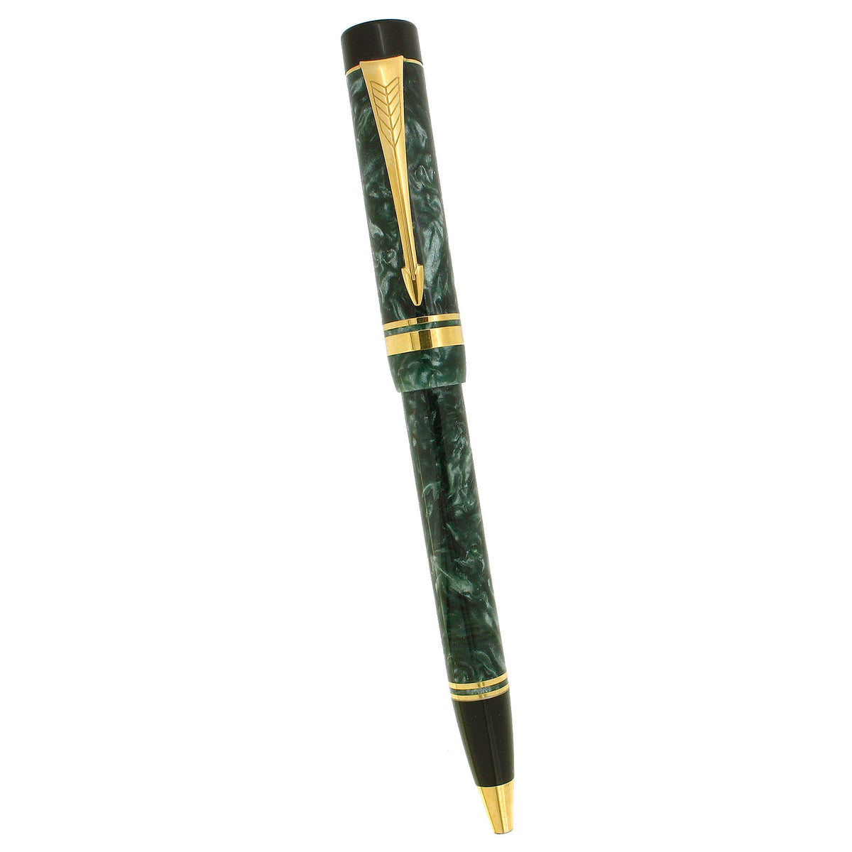 【未使用】Parker Duofold 万年筆 グリーン PARKER Duofold International Jade Green パーカー デュオフォールド