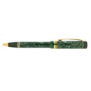 1989 PARKER DUOFOLD GREEN MARBLE CAP ACTIVATED BALLPOINT PEN OFFERED BY ANTIQUE DIGGER