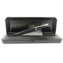 2009 PARKER DUOFOLD JET BLACK INTERNATIONAL W/PALLADIUM TRIM 18K FINE NIB FOUNTAIN PEN OFFERED BY ANTIQUE DIGGER