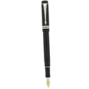 2009 PARKER DUOFOLD JET BLACK INTERNATIONAL W/PALLADIUM TRIM 18K FINE NIB FOUNTAIN PEN OFFERED BY ANTIQUE DIGGER