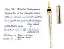 CIRCA 1989 S.T. DUPONT MONTPARNASSE GODRON PATTERN 18K MED NIB FOUNTAIN PEN OFFERED BY ANTIQUE DIGGER