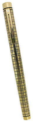 CIRCA 1989 SHEAFFER TARGA CLASSIC MEDICI CROSSHATCH FOUNTAIN PEN NEVER INKED OFFERED BY ANTIQUE DIGGER