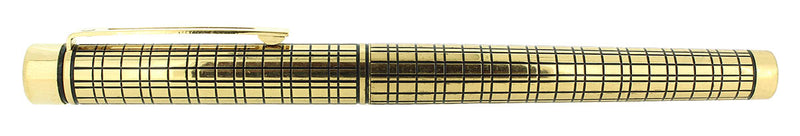 CIRCA 1989 SHEAFFER TARGA CLASSIC MEDICI CROSSHATCH FOUNTAIN PEN NEVER INKED OFFERED BY ANTIQUE DIGGER