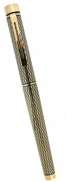 CIRCA 1989 SHEAFFER TARGA CLASSIC MEDICI DIAMOND FOUNTAIN PEN MINT OFFERED BY ANTIQUE DIGGER