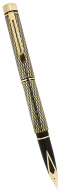 CIRCA 1989 SHEAFFER TARGA CLASSIC MEDICI DIAMOND FOUNTAIN PEN MINT OFFERED BY ANTIQUE DIGGER