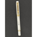 MINT 1989 WATERMAN LE MAN 100 STERLING SILVER GODRON PATTERN 18K MED NIB FOUNTAIN PEN WITH BOX/PAPERS OFFERED BY ANTIQUE DIGGER