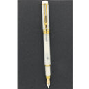 MINT 1989 WATERMAN LE MAN 100 STERLING SILVER GODRON PATTERN 18K MED NIB FOUNTAIN PEN WITH BOX/PAPERS OFFERED BY ANTIQUE DIGGER