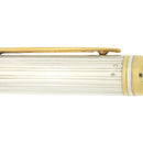MINT 1989 WATERMAN LE MAN 100 STERLING SILVER GODRON PATTERN 18K MED NIB FOUNTAIN PEN WITH BOX/PAPERS OFFERED BY ANTIQUE DIGGER
