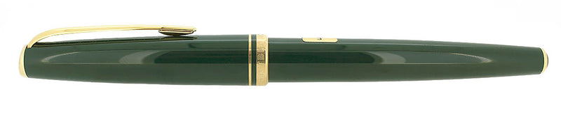 NEW OLD STOCK MONTBLANC GENERATION GREEN & GOLD FOUNTAIN PEN NEVER INKED STICKERED OFFERED BY ANTIQUE DIGGER