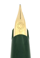 NEW OLD STOCK MONTBLANC GENERATION GREEN & GOLD FOUNTAIN PEN NEVER INKED STICKERED OFFERED BY ANTIQUE DIGGER