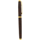 1990 PARKER 75 THUYA BROWN LACQUER 14K BROAD OBLIQUE ITALIC NIB FOUNTAIN PEN NEVER INKED OFFERED BY ANTIQUE DIGGER