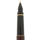 1990 PARKER 75 THUYA BROWN LACQUER 14K BROAD OBLIQUE ITALIC NIB FOUNTAIN PEN NEVER INKED OFFERED BY ANTIQUE DIGGER