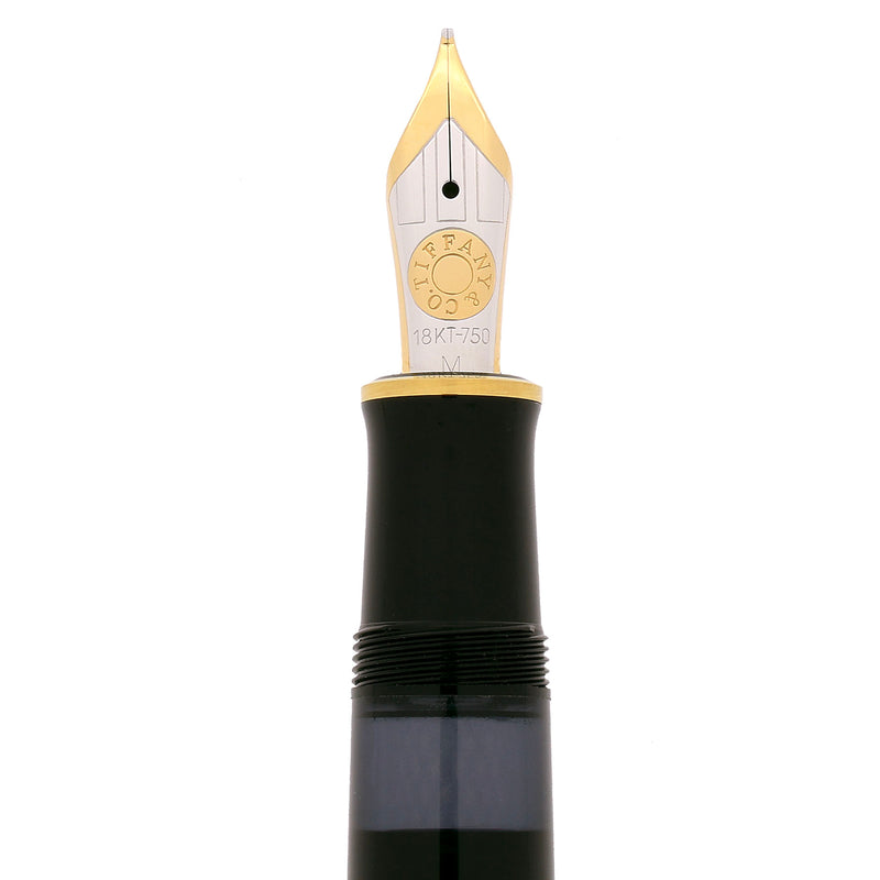 SCARCE 1990 PELIKAN MADE FOR TIFFANY & CO ATLAS JET BLACK M818 FOUNTAI