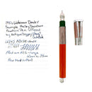 1990S WATERMAN RED & CHROME DEALER SAMPLE HARLEY DAVIDSON FOUNTAIN PEN OFFERED BY ANTIQUE DIGGER