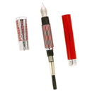 1990S WATERMAN RED & CHROME DEALER SAMPLE HARLEY DAVIDSON FOUNTAIN PEN OFFERED BY ANTIQUE DIGGER