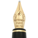 1990S WATERMAN L'ETALON GOLD BASKETWEAVE 18K STUB NIB FOUNTAIN PEN MINT