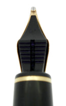 1990S WATERMAN L'ETALON GOLD BASKETWEAVE 18K STUB NIB FOUNTAIN PEN MINT