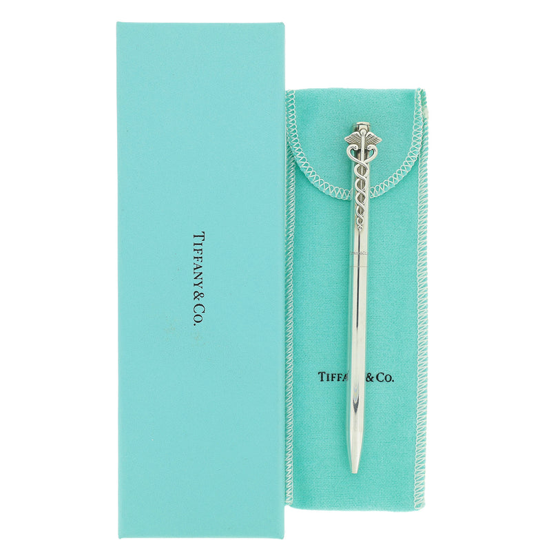 1990S TIFFANY & CO CADUCEUS MEDICAL DOCTOR / NURSE STERLING SILVER BAL