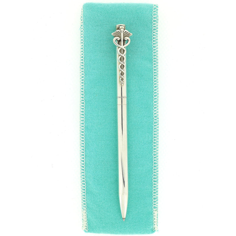 1990S TIFFANY & CO CADUCEUS MEDICAL DOCTOR / NURSE STERLING SILVER BAL