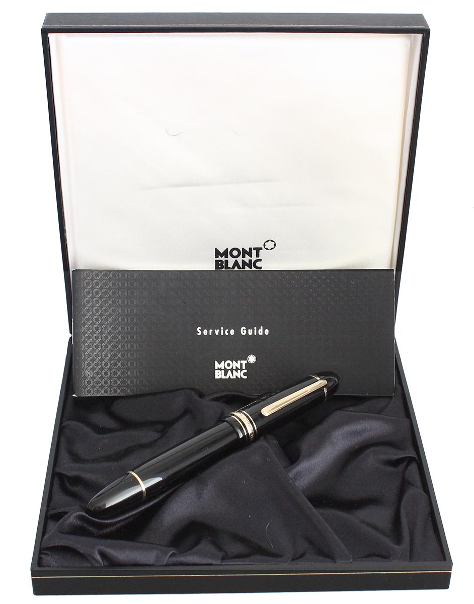 C1990 MONTBLANC N°149 MEISTERSTUCK W-GERMANY 18K NIB FOUNTAIN PEN REST