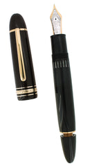 C1990 MONTBLANC N°149 MEISTERSTUCK W-GERMANY 18K NIB FOUNTAIN PEN RESTORED OFFERED BY ANTIQUE DIGGER