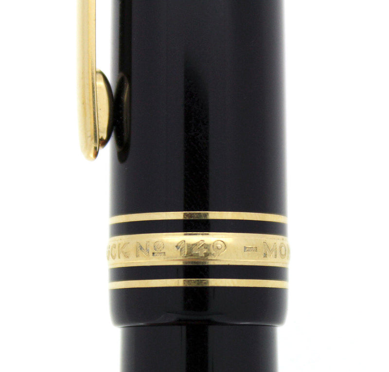 C1990 MONTBLANC N°149 MEISTERSTUCK W-GERMANY 18K NIB FOUNTAIN PEN RESTORED OFFERED BY ANTIQUE DIGGER