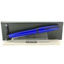 NEW IN BOX 1990S CROSS SOLO ROYAL BLUE BLACK TRIM FOUNTAIN PEN OFFERED BY ANTIQUE DIGGER